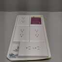 Bates Duplex Wall Outlet Covers - 10 Pack, White Wall Plates