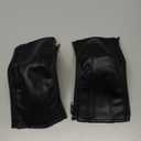 Baby Stroller Leather Armrest Handle Cover Compatible with Uppababy Vista V1/V2 Stroller, Bumper Sleeve Case Bar Protective Covers Pram Accessories (for mom Handle Black)