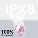 2 x Waterproof Airtag Holder for Dog Collar, Soft Full-Body Protective Airtag Holder for Dog & Cat Collars, Ultra-Durable, Easy Installation, Lightweight Clear Airtag Case (Rose, Small)