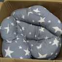 Chilling Home Nursing Pillow for Breastfeeding, Adjustable Nursing Pillow Breast Feeding Pillow Bottle Feeding More Support for Mom and Baby, Breastfeeding Essentials for Newborn,Removable Cover (26*20*19.5 inch, Grey-with Safety Fence)