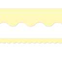 Teacher Created Resources Pastel Yellow Scalloped Border Trim, 35 Feet