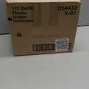 Antarctic Star Nugget Ice Maker Countertop with Soft Chewable Ice, Portable Sonic Ice Maker with Basket and Scoop, Removable Top Cover, Auto-Cleaning for Home/Party/RV/Camping (Stainless Steel Black) (34Lbs/24H)