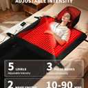 Largest 2980 LEDs Full Body Red Light Therapy Mat, 80.6"x35.7"