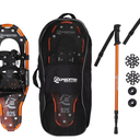 Cascade Mountain Tech Lightweight Aluminum Frame Snowshoe Set