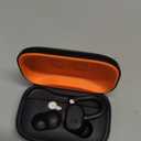 Skullcandy Push Active Wireless Earbuds, Bluetooth Headphones, Noise Isolating, 44 Hrs Battery, Secure-Fit Over-Ear Hanger, Sweat and Water Resistant, Microphone for iPhone Android - True Black/Orange