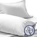 TEXAS LINEN CO. Luxury Egyptian Cotton King Pillow Cases Set of 2-1000 Thread Count Pillowcases for Sleeping, Soft, Cooling Pillow Cover, Extra Long Staple Hotel Quality Pillow Cases - Silver