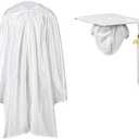 FtyFty Shiny Kindergarten Graduation Cap and Gown Set
