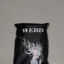 WERD Long Black Wavy Wigs for Women Black Curly Wig with Middle Part Synthetic 26 Inch Natural Looking Black Wig for Daily Party Use