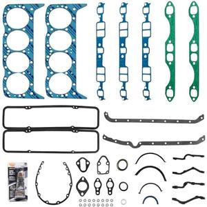 260-1045 Full Engine Gasket Set, 1955-1980 SBC 283 302 307 327 350 V8 Gasket Kit for Chevy C10 C20 Caprice Impala for Buick Century Skylark for Olds