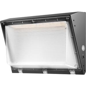 Dimmable 80W LED Wall Pack Light with Dusk to Dawn Photocell, 100-277V 11200LM 400-600W HPS/HID Equiv., 5000K Daylight Outdoor Security Lighting, UL Commercial Wall Mount Lights for Warehouse