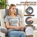 Neck Pillow for Recliner Chair, 14" Adjustable Recliner Pillow for Headrest, Soft Velvet Non-Slip Head Pillow for Recliner, Couch, Chair, Sofa
