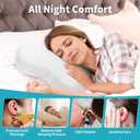 Pozico Piercing Pillow with Hole Butterfly Shape Side Sleeper Pillow for Ear Pain Relief, CNH, Surgery Recovery Adjustable Filling, Ergonomic Support & Washable Cover