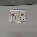 2 x Christmas Tree Decorations, Acrylic Christmas Tree Ornaments, Double-Printed Animal Hanging for Christmas Tree, Home Decor, Children's Gifts (Cow)