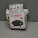 12V 200W Car Heater & Cooling Fan - Rapid Windscreen Defogger & Window Defroster for Winter & Humid Weather - Safe & Portable with Cigarette Lighter Plug-In for All Cars - White