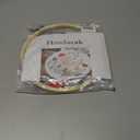 Maydear 3 Sets Embroidery kit for Beginners Adults,Embroidery Kit Punch Needle Kit Cross Stitch Kits with Embroidery Hoop and Instructions,Hand Embroidery Starter Kit