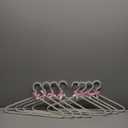 Hangers Coat 4 Pieces Hanger for Clothes Hanger Coat Pearl Bow Hanger Rack for Adult Fashion High End Hangers Clothing Store Space Saving (Color : White1) (White1)