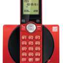 VTech CS6919-16 DECT 6.0 Cordless Phone, Red - Caller ID/Call Waiting (Stores 30 Calls), Backlit Keypad & Display, Full Duplex Handset Speakerphone, Wall Mountable