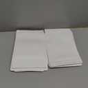 Blisstime 50 Pieces Resealable Bags for Small Business, White Kraft Paper Stand Up Pouches with Matte Window Reusable Heat Sealable Bags for Packaging (3.9 X 5.9 Inches)