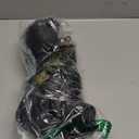 BRKURLEG Black Dog Coat with Harness, Dog Winter Jacket, Dogs Onesie Body Warm Jackets, Small Dogs Winter Coats Reflective Windproof Warm Cold Weather Coats, Pet Waterproof Jacket Hiking S