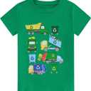 Boys Short Sleeve Shirt Toddler T Shirts Kids Graphic Top Summer Casual Blouse Cotton 3Y