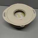 4-1 Colander with Bowl Set - Rotatable Colander for Kitchen (Patented), Upgraded Graters Food Strainers for Pasta Fruits and Vegetables, Funny Presents for Women, Aesthetic Kitchen Gadget - Beige