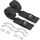 Ayaport Battery Tie Down Strap 48” Battery Box Hold Down Kit, Tie Down Kit, with Small Stainless Steel Bracket & Screws Used for RV Battery, Gas Fuel Tank, Accessories