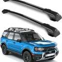 300LBS Heavy Duty Roof Rack Cross Bars Fit for Ford Bronco Sport On-Road 2021-2026, Aluminum Crossbars Rooftop Cargo Bars, Low Noise, Easy Installation for Kayak Bike Luggage