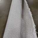 Loloi Amber Lewis Malibu Collection MAB-01 Ivory/Dove 6'-4" x 9'-2" Area Rug