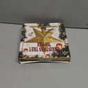 Christmas Tree Star Topper, 8" Gold Xmas Star Tree Decorations, 3D Shatterproof Bethlehem Star Tree Topper Decorations, Waterproof Christmas Tree Topper Decor for Holiday Home Outdoor Ornament