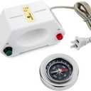 Watch Demagnetizer Tools + Compass Set, Watch Degausser for Watch Repair Degausser 110V-220V(US Plug) (White)