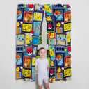 Pokmon Kids Room Window Curtains Drapes Set, 82 x 63 in, (Officially Licensed Product) by Franco