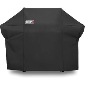 Weber Grill Cover With Storage Bag For Summit 400-Series Gas Grills , Black (400 Series - 4 Burner)