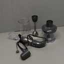 Mueller Multistick 800W 4-in-1 Immersion Blender Handheld, 12 Speed Hand Mixer - Turbo Boost, Heaviest Duty Copper Motor, Titanium Blades Hand Blender, Milk Frother Wand, Whisk, Beaker, Chopper, Grey (Grey)