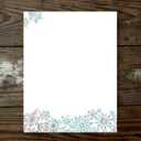 7 x Great Papers! Rainbow Foil Snowflake Holiday Letterhead, 8.5" x 11", 40 sheets (2018017), White