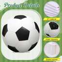 Capoda 3.9 ft Large Soccer Party Signs Decoration Sports Cardboard Cutout Stand up Backdrop for Soccer Birthday Decor Balls Photo Viewing Events Game Day Celebrations Supplies