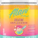 Alani Nu Creatine Monohydrate Powder | Unflavored | Micronized Creatine Powder | Gluten Free | Sugar Free | Vegan | 30 Servings (EXP 03/31/28)