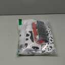 Dalmatian Costume Girls, 101 Days of School Dog Costume Set Kids Tutu Headband Accessories Halloween Animal Party (3-4 Years, White)