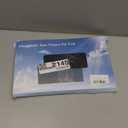 NAZZO Polarized Sun Visor Extender for Car, Car Visor Extender Attachment Sun Blocker, Anti-Glare Removable PC Lens to Expand Sunshade for Safe Driving, Grey (Gray)