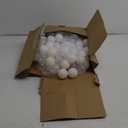 GOGOSO Ball Pit Balls Plastic Playballs for Baby Toddlers Kids Boys Girls Playhouse Decor Play Pool Fun Phthalate-Free BPA-Free Bath Toy White Beige Transparent,100 Balls