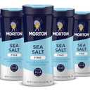 Morton Sea Salt, Fine, 17.6 Ounce (Pack of 6)