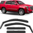 Voron Glass in-Channel Extra Durable Rain Guards for Toyota Sequoia 2023-2026, Window Deflectors, Vent Window Visors, 4 Pieces - 200556