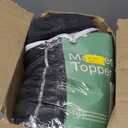 Niagara Sleep Solution Ultra Soft Twin XL Size Mattress Topper - Viscose Made from Bamboo Pillow Top Mattress Pad for Back Pain Relief - Naturally Cooling for Hot Sleepers, Dark Gray