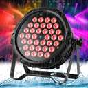 LED Stage Lights IP67 Waterproof Par Lights, 36LED 180W RGB High Power HOLDLAMP Outdoor Uplights for Events with DMX Control Sound Activated for Party Bar Church DJ Wedding Live Show