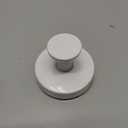 Suction Cup Hooks for Shower No-Drill Bathroom Hooks for Towels, Robes, Loofah Mountable on Bathroom Walls, Kitchen, Glass, Mirrors, Tile and Smooth,Non-Porous Surfaces (2, White)