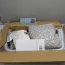 2 in 1 Baby Jumper & Swing, Baby Jumper for Indoor and Outdoor Use, Toddler Swing with Foldable Stand, Stable Bouncer Jumper, White