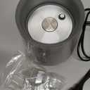 Dreo Milk Frother [Upgraded], All-in-1 Electric Foam Maker for Coffee, 15oz/450ml Automatic Foam Frother for Latte Art-level Microfoam, 30+ Drinks, Easy to Clean, Dishwasher Safe, LED display (Sliver Grey)