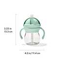 OXO Tot Transitions Straw Cup with Handles 6 oz. - Opal and Dusk - 2 Pack