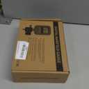 Digital Gauges HVAC, R12,R22,R134A,R410,R502,R1234y Vacuum Pressure Manifold Gauge Set with LCD Sight Glass 22 Refrigerants Leak Detection Single Test Gauge for AC Charging (Blue)