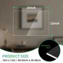 5 Pack 12X16 Plexiglass Sheets 1/4" Thick,6mm Clear Acrylic Sheet