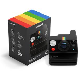 Polaroid Now+ 3rd Generation I-Type Instant Film Camera - Bluetooth Connected App Controlled - Black - Camera Only No Film (9160)